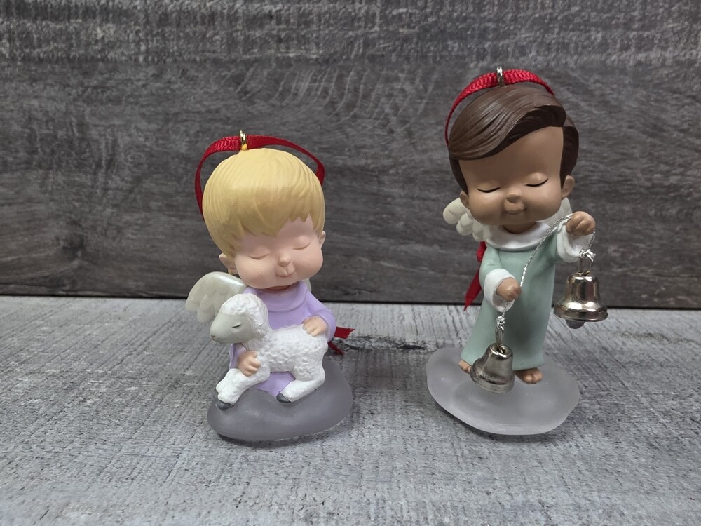 Hallmark Keepsake Ornament Violet Mary’s Angels #9 Collection LotOf 2 55ba1
